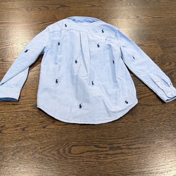 Polo by Ralph Lauren Kids Light Blue Button Down Shirt - Picture 3 of 4